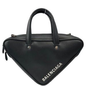Balenciaga Triangle leather mini duffle bag